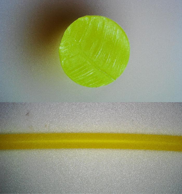 1.7mm round yellow